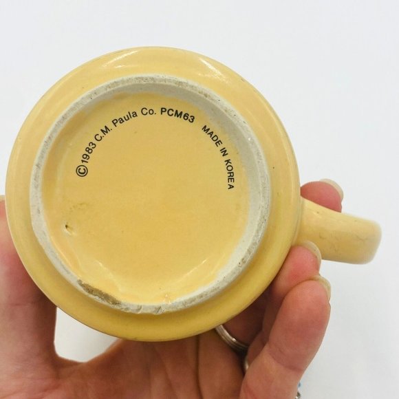 Vintage Is There Life Before Coffee Mug C.M. Paula Co. 1983, PCM63, Made in Kore - Picture 4 of 7